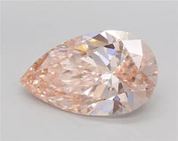 5.50ct Pear Lab Grown Diamond (Colour Fancy Pink, Clarity VS1, Cut GD, IGI Certified)