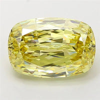 5.51ct Cushion modified Lab Grown Diamond (Colour Fancy Intense Yellow, Clarity VS1, IGI Certified)