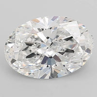 5.51ct Oval Lab Grown Diamond (Colour D, Clarity VVS2, IGI Certified)