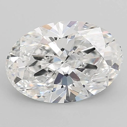 5.51ct Oval Lab Grown Diamond (Colour D, Clarity VVS2, IGI Certified)