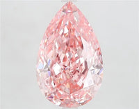 5.65ct Pear Lab Grown Diamond (Colour Fancy Vivid Pink, Clarity VVS2, IGI Certified)