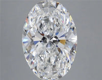 5.90ct Oval Lab Grown Diamond (Colour E, Clarity VVS2, IGI Certified)