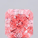 5.96ct Square radiant Lab Grown Diamond (Colour Fancy Vivid Pink, Clarity VVS2, IGI Certified)