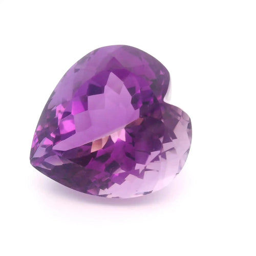 59.55ct Heart Natural Amethyst (Colour Purple, Clarity Eye Clean, Cut Faceted)