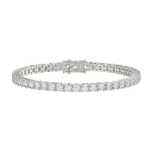 5 Carat Basket 4-Prong Diamond Tennis Bracelet