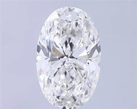 6.01ct Oval Lab Grown Diamond (Colour F, Clarity VVS2, IGI Certified)