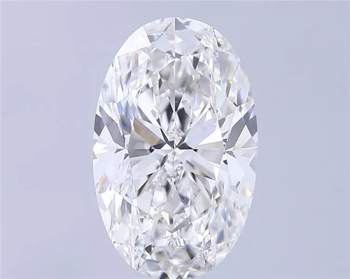 6.01ct Oval Lab Grown Diamond (Colour F, Clarity VVS2, IGI Certified)