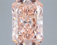 6.03ct Radiant Lab Grown Diamond (Colour Fancy Vivid Pink, Clarity VVS2, IGI Certified)