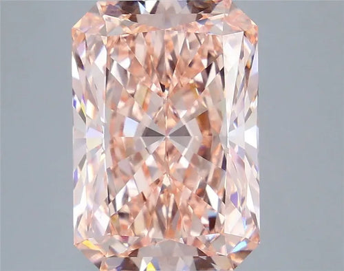 6.03ct Radiant Lab Grown Diamond (Colour Fancy Vivid Pink, Clarity VVS2, IGI Certified)
