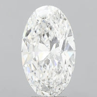 6.09ct Oval Lab Grown Diamond (Colour E, Clarity VVS2, IGI Certified)