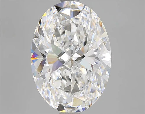 6.10ct Oval Lab Grown Diamond (Colour E, Clarity VVS2, IGI Certified)