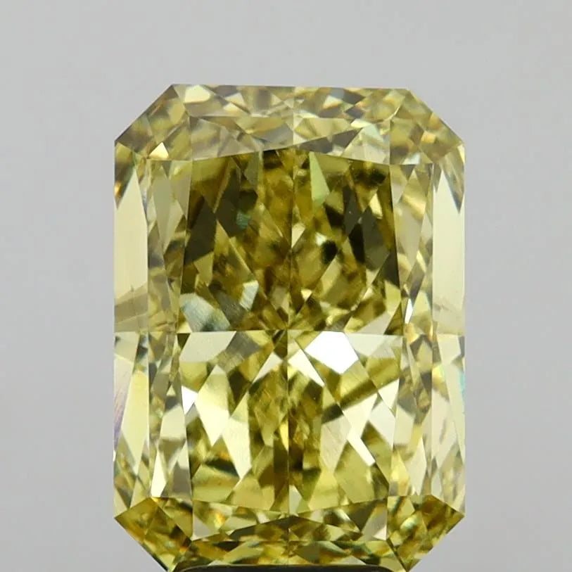 6.10ct Radiant Lab Grown Diamond (Colour Fancy Intense Yellow, Clarity VVS2, IGI Certified)