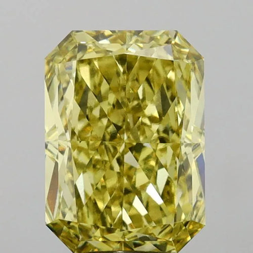 6.10ct Radiant Lab Grown Diamond (Colour Fancy Intense Yellow, Clarity VVS2, IGI Certified)