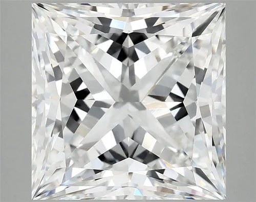 6.12ct Princess Lab Grown Diamond (Colour E, Clarity VVS2, IGI Certified)