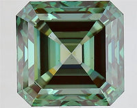 6.24ct Asscher Lab Grown Diamond (Colour Fancy Vivid Green, Clarity VS1, IGI Certified)