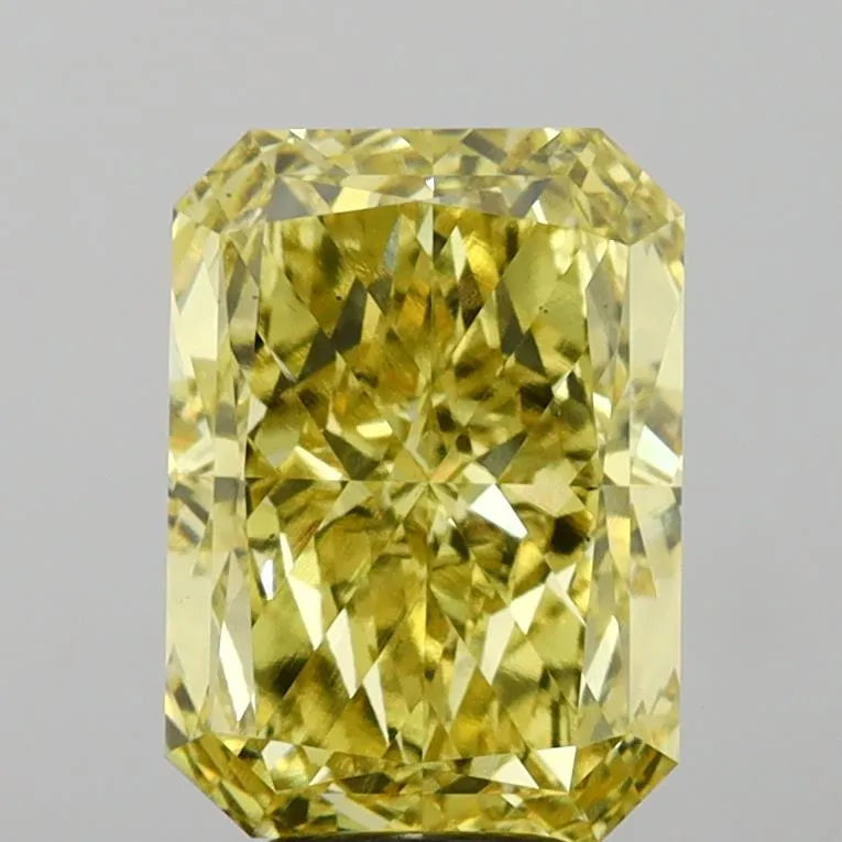 6.30ct Radiant Lab Grown Diamond (Colour Fancy Intense Yellow, Clarity VS2, IGI Certified)