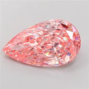 6.91ct Pear Lab Grown Diamond (Colour Fancy Vivid Pink, Clarity VVS2, IGI Certified)