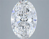 7.00ct Oval Lab Grown Diamond (Colour E, Clarity VS1, IGI Certified)