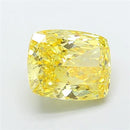 7.03ct Cushion modified Lab Grown Diamond (Colour Fancy Vivid Yellow, Clarity VS2, IGI Certified)