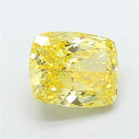 7.03ct Cushion modified Lab Grown Diamond (Colour Fancy Vivid Yellow, Clarity VS2, IGI Certified)