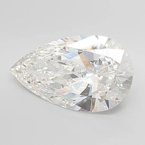 7.03ct Pear Lab Grown Diamond (Colour G, Clarity VVS2, IGI Certified)