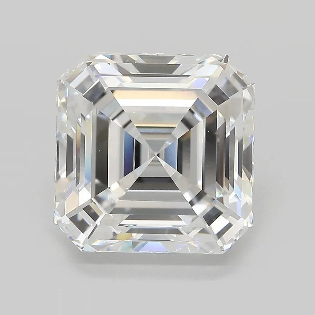 7.06ct Asscher Lab Grown Diamond (Colour E, Clarity VVS2, IGI Certified)