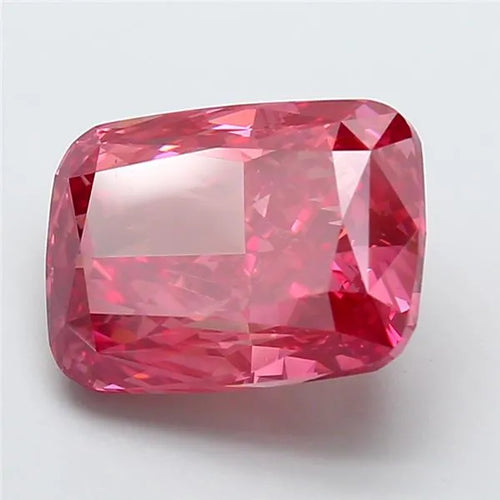 7.06ct Cushion modified Lab Grown Diamond (Colour Fancy Vivid Pink, Clarity VS1, IGI Certified)
