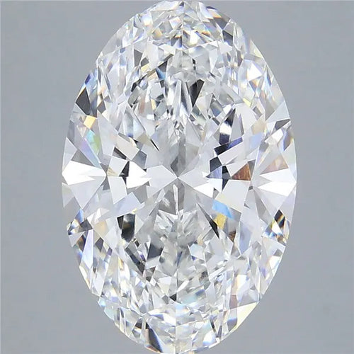7.06ct Oval Lab Grown Diamond (Colour E, Clarity VVS2, IGI Certified)