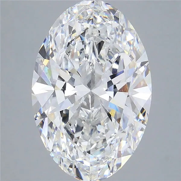 7.06ct Oval Lab Grown Diamond (Colour E, Clarity VVS2, IGI Certified)