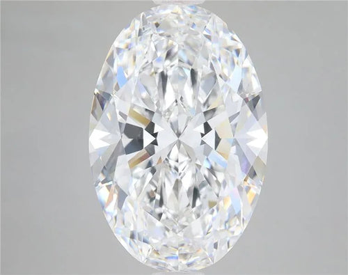 7.10ct Oval Lab Grown Diamond (Colour E, Clarity VVS2, IGI Certified)