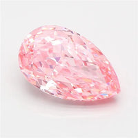 7.15ct Pear Lab Grown Diamond (Colour Fancy Vivid Pink, Clarity VVS2, IGI Certified)