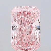7.17ct Radiant Lab Grown Diamond (Colour Fancy Vivid Pink, Clarity VS1, IGI Certified)