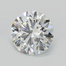 7.34ct round lab grown diamond with ideal cut, colour E, and VVS2 clarity, IGI certified, showcasing excellent brilliance and symmetry.