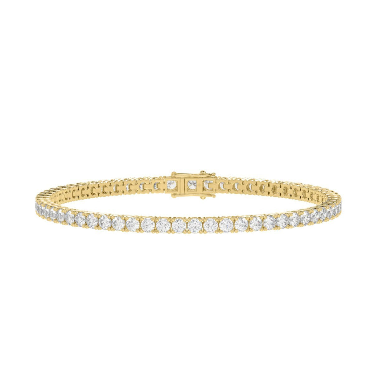 7 Carat Basket 4-Prong Diamond Tennis Bracelet
