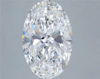 8.00ct Oval Lab Grown Diamond (Colour E, Clarity VVS2, IGI Certified)
