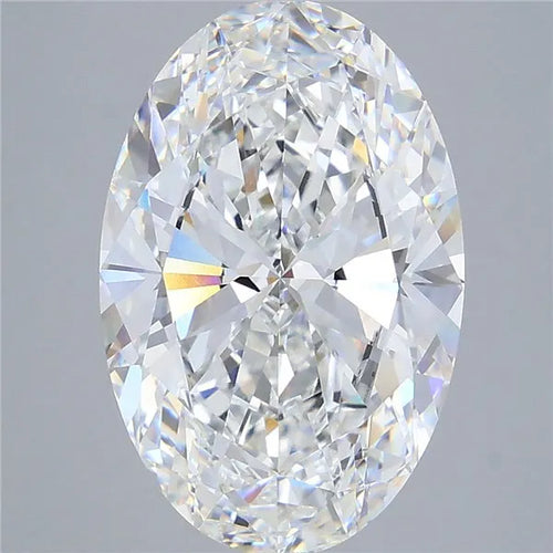 8.01ct Oval Lab Grown Diamond (Colour E, Clarity VVS2, IGI Certified)