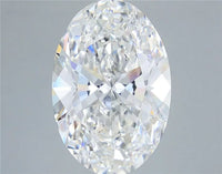 8.03ct Oval Lab Grown Diamond (Colour F, Clarity VVS2, IGI Certified)