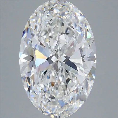 8.04ct Oval Lab Grown Diamond (Colour E, Clarity VVS2, IGI Certified)