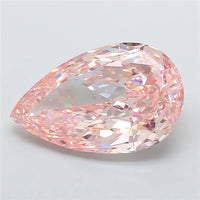 9.07ct Pear Lab Grown Diamond (Colour Fancy Intense Pink, Clarity VS1, IGI Certified)