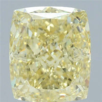 9.10ct Cushion modified Lab Grown Diamond (Colour Fancy Intense Yellow, Clarity VS1, IGI Certified)