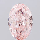 9.16ct Oval Lab Grown Diamond (Colour Fancy Vivid Pink, Clarity VS2, IGI Certified)