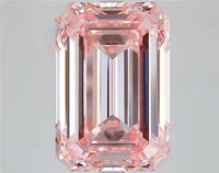 9.30ct Emerald Lab Grown Diamond (Colour Fancy Intense Pink, Clarity VVS2, IGI Certified)