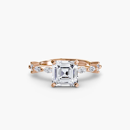 Solitaire with Eternity Pavé The Perfect Carat
