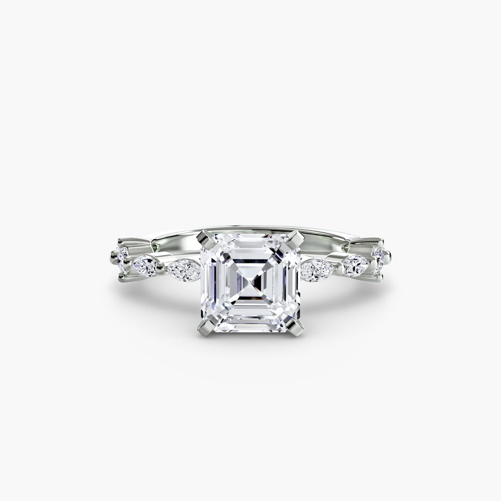 Solitaire with Eternity Pavé The Perfect Carat
