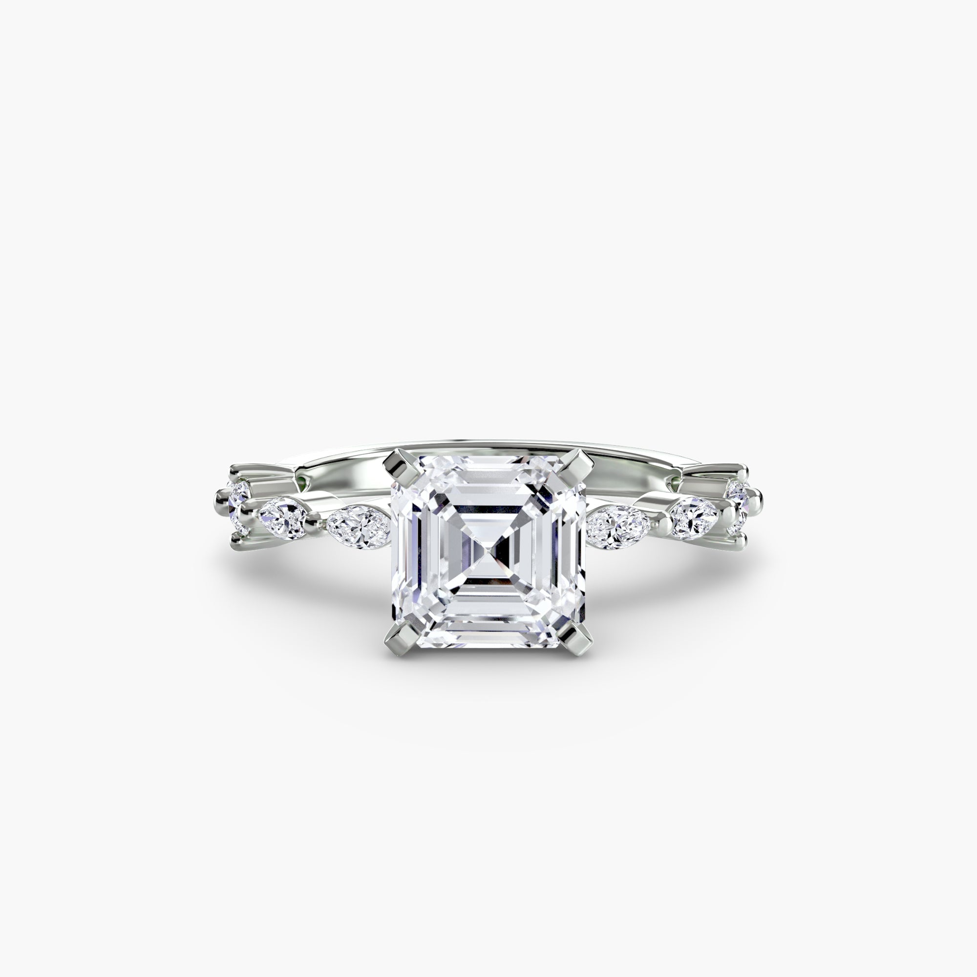 Solitaire with Eternity Pavé The Perfect Carat