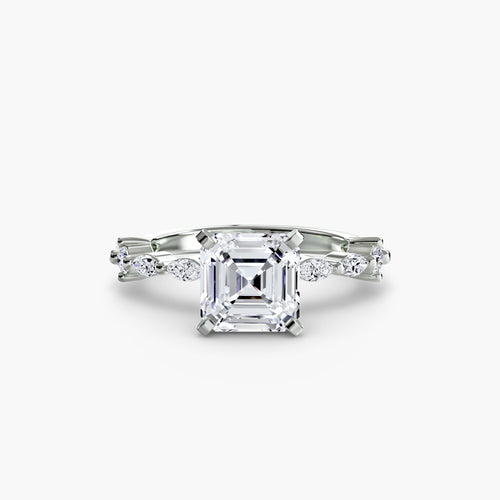 Solitaire with Eternity Pavé The Perfect Carat