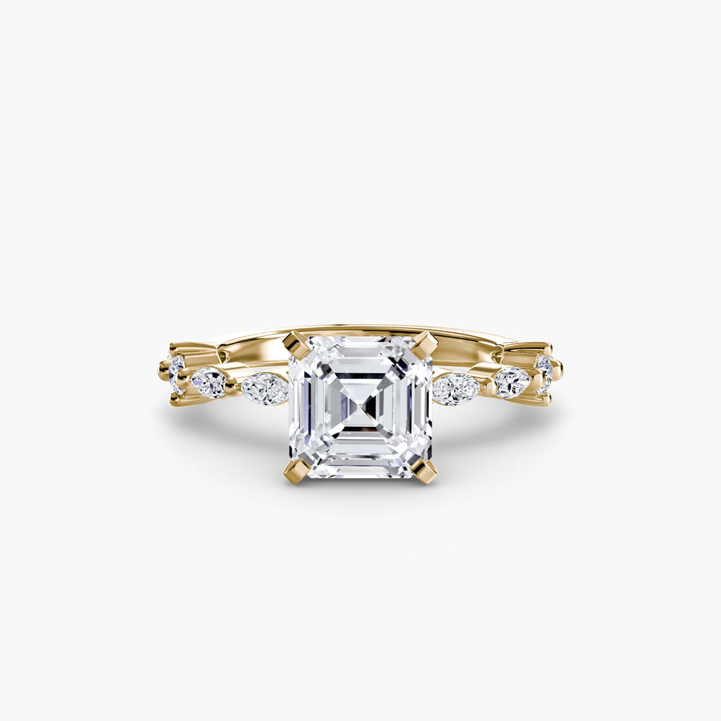 Solitaire with Eternity Pavé The Perfect Carat