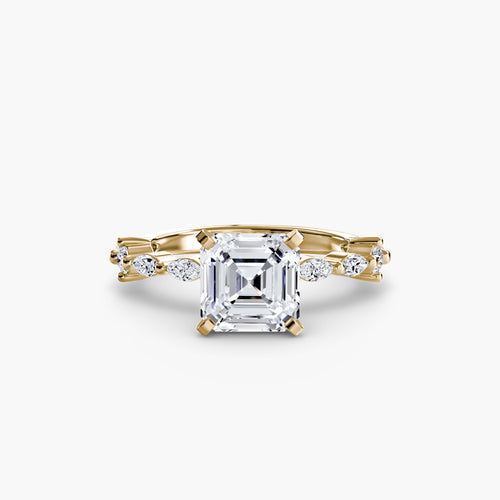 Solitaire with Eternity Pavé The Perfect Carat