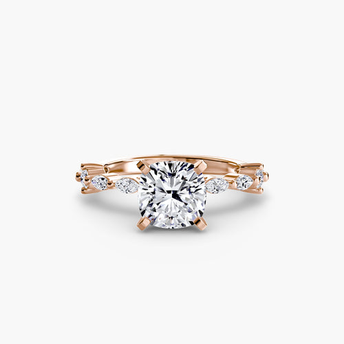 Solitaire with Eternity Pavé The Perfect Carat