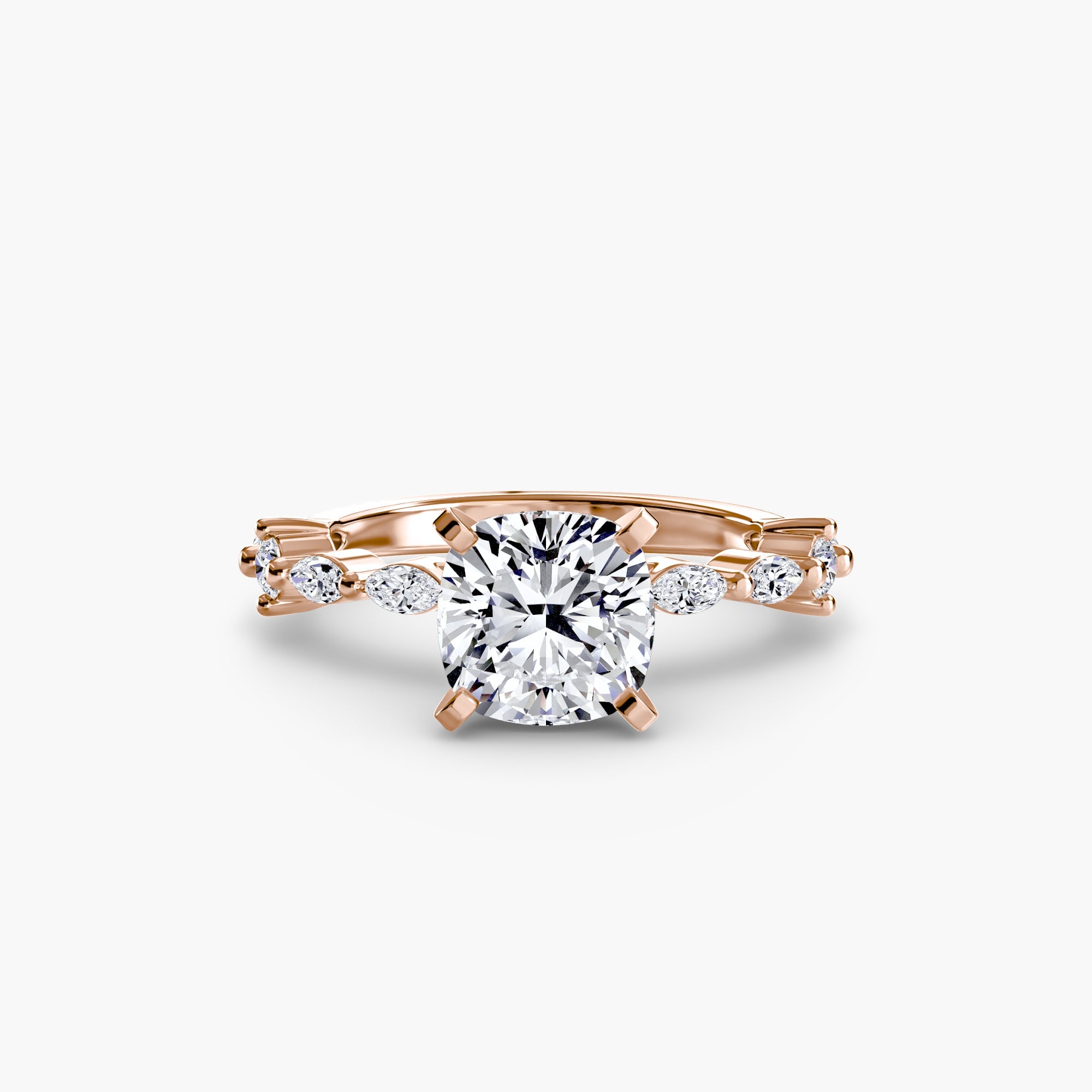 Solitaire with Eternity Pavé The Perfect Carat